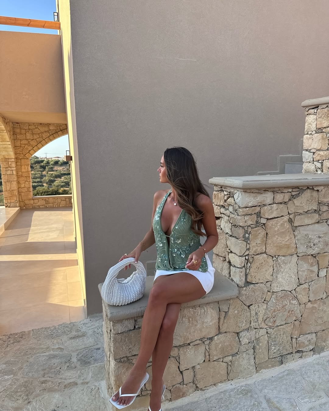 Paris | Cowl Neck Halter Top