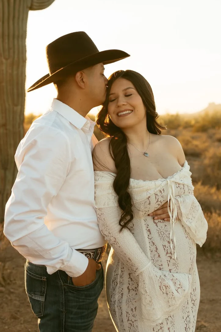 Rosie | Maternity Lace Maxi Dress