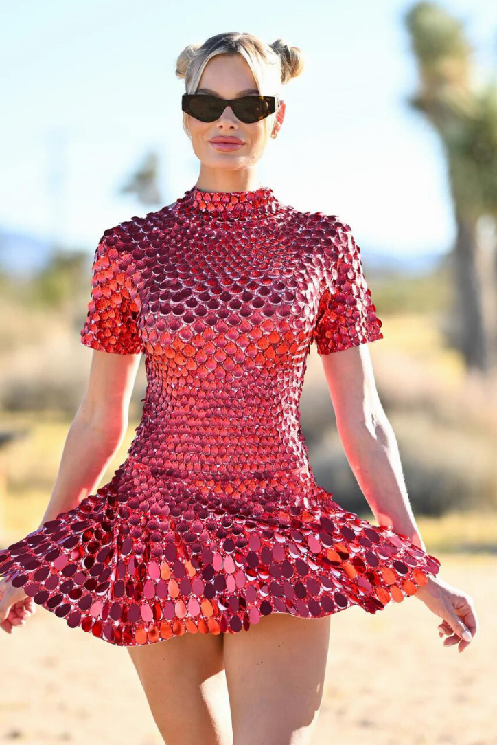 Elowyn | High Neck Mini Dress