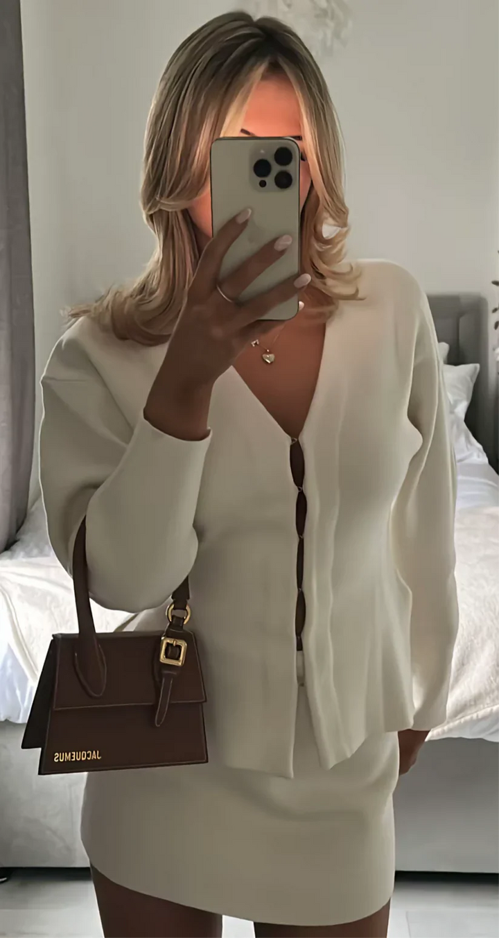 Brooke | Ribbed Knitted Set