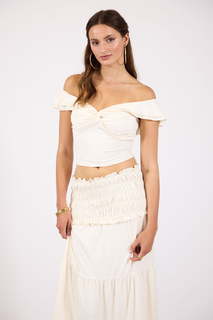 Paula | Sleeveless Top with Maxi Skirt Boho Set