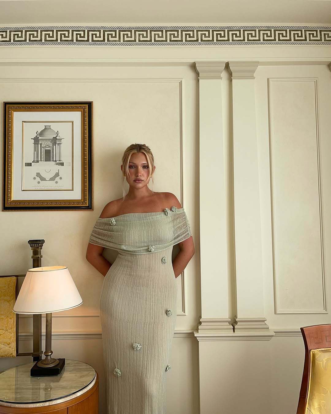 Luana | Maternity Off-Shoulder Maxi Dress