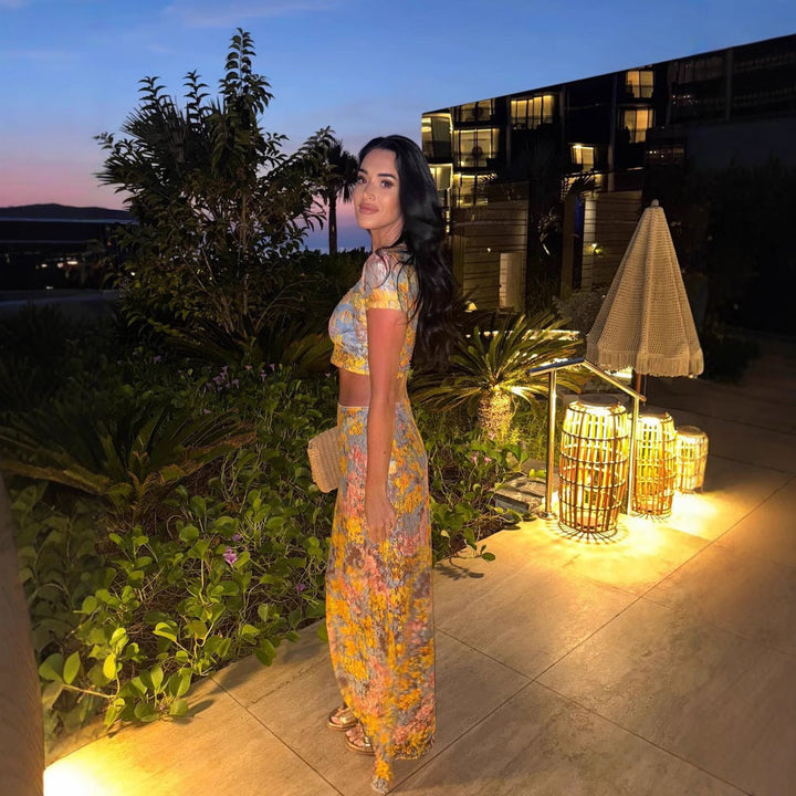 Amaris | Floral Print Two Piece Set