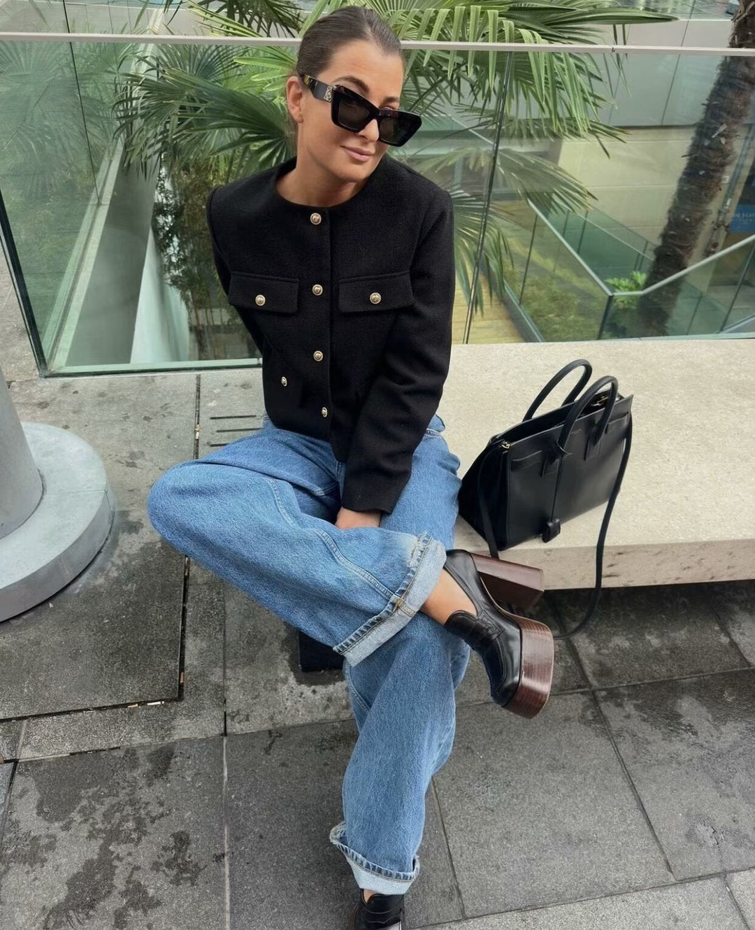 Megan | Vintage Cropped Jacket