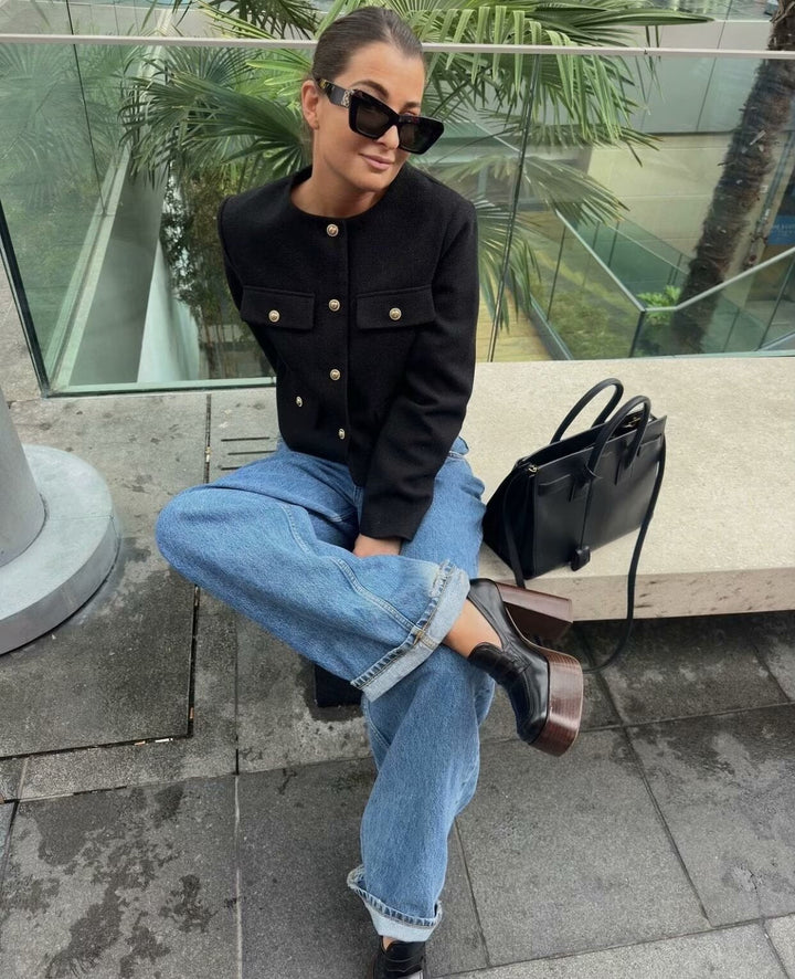 Megan | Vintage Cropped Jacket