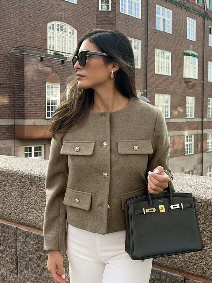 Megan | Vintage Cropped Jacket