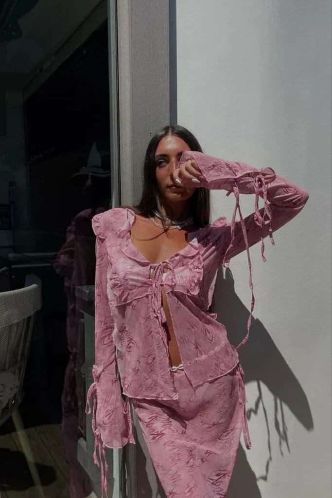 Annabelle | Flowing Maxi Skirt Set