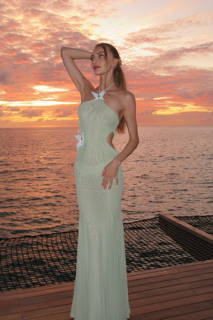 Francesca | Maternity Mermaid-Fit Maxi Dress