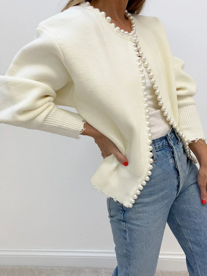 Nancy | Pearl Cardigan