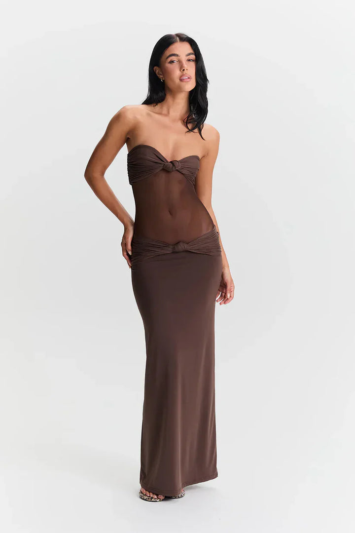 Zola | Detachable Straps Maxi Dress