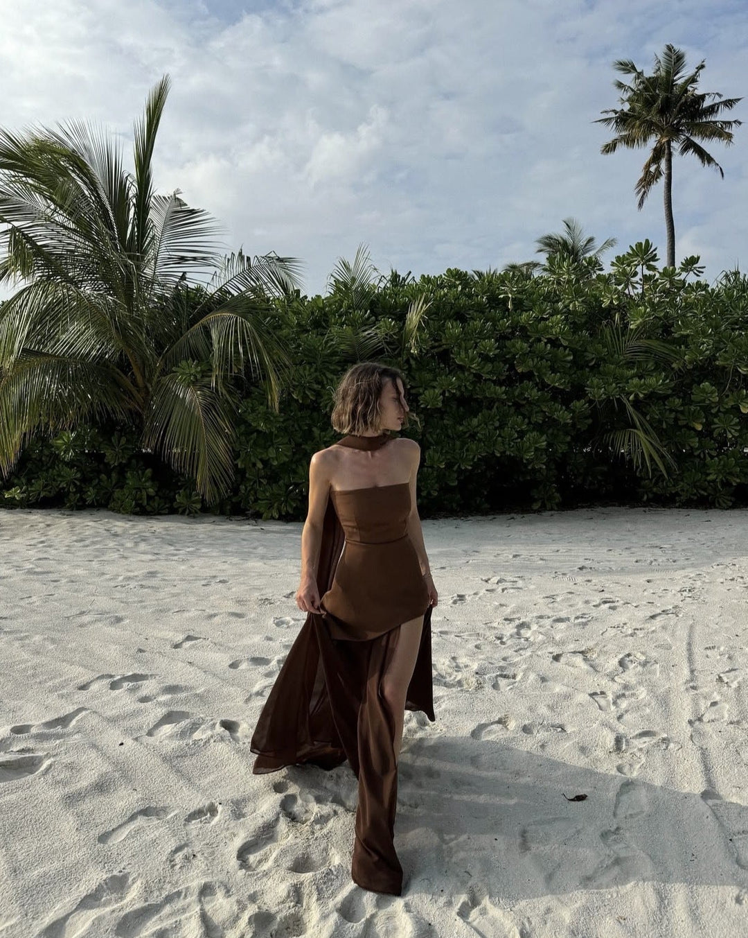 Valerie | Asymmetrical Maxi Dress