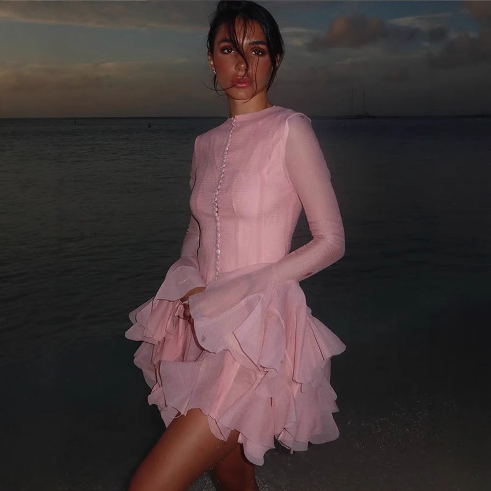 Vada | Blush Mini Dress