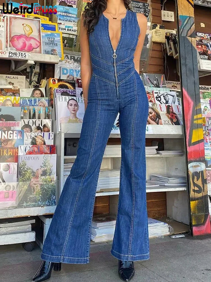 Daleyza | Denim Jumpsuit