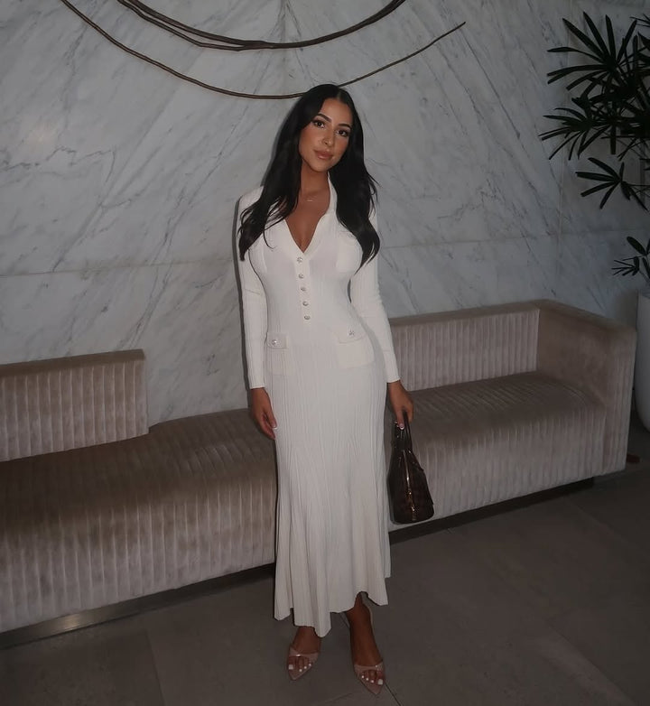 Pippa | Knitted Midi Dress